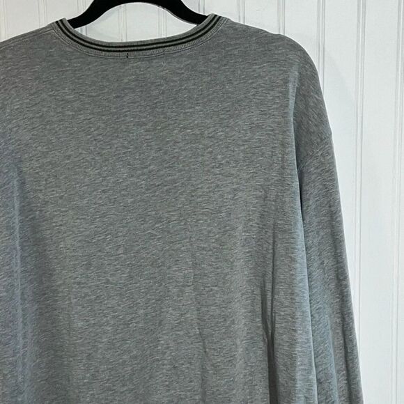 VTG Polo Ralph Lauren Football Sweater Mens X-Large Gray/Green Pullover V-Neck - Picture 9 of 10